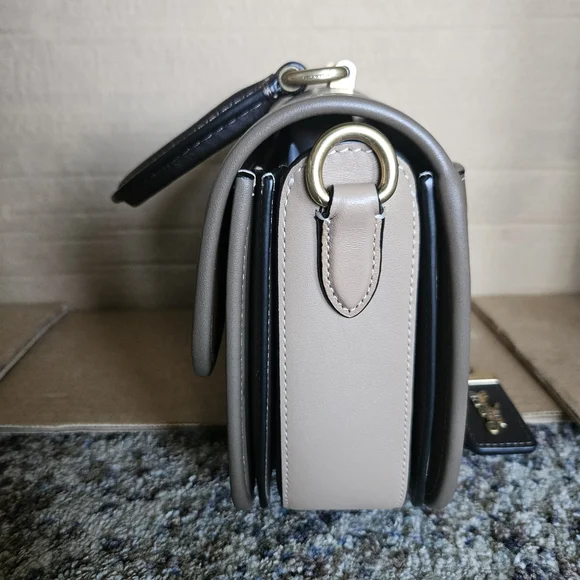 Coach Rogue Top Handle Dark Stone Bag - Picture 5 of 14